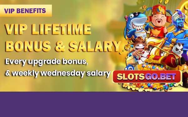 SLOTSGO VIP bonus and salary
