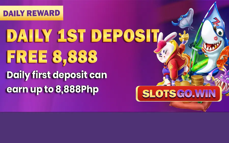 DAILY FIRST DEPOSIT FREE P8,888