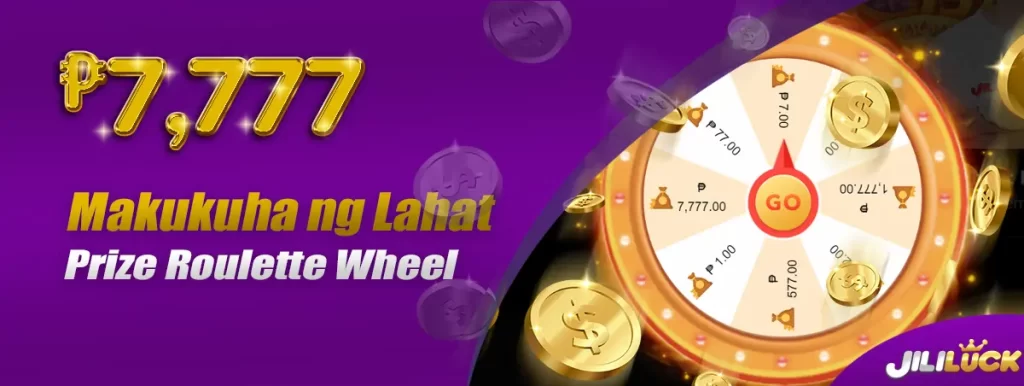 Jililuck Register-Spin the Wheel win up to P7,777-02