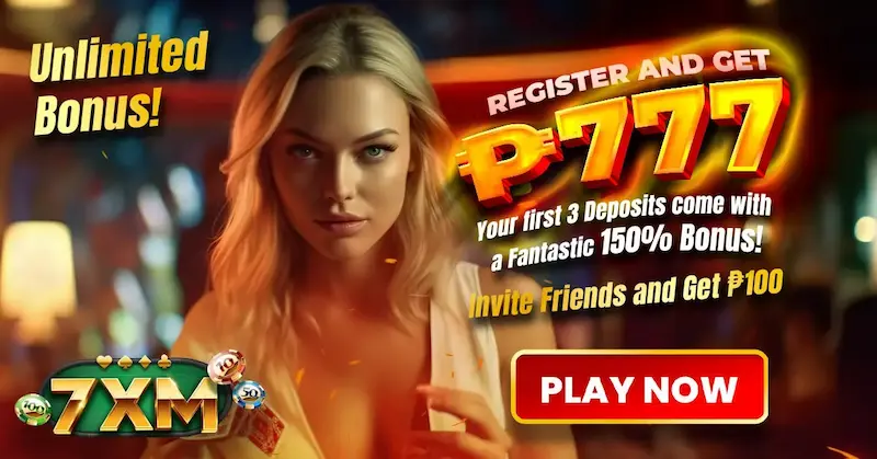 register to get free P777 -get up to 150% bonuses for first 3 deposits