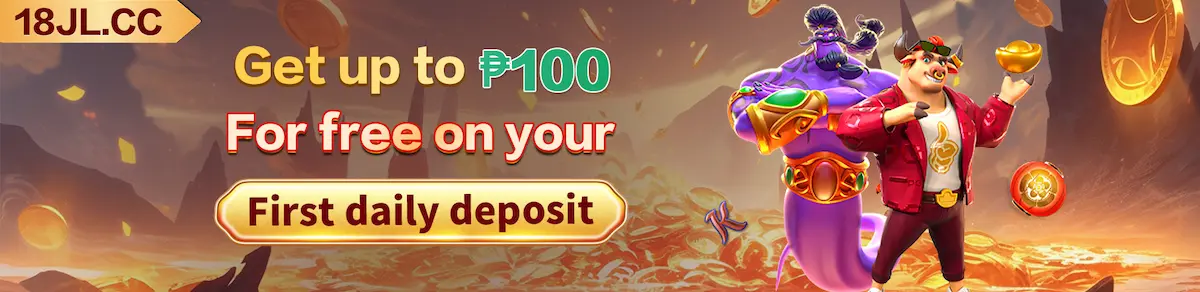 18JL Casino Bonuses - get up to P100 free on your first daily deposit
