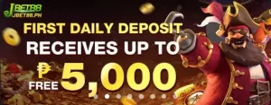 jbet88 First Daily Deposit receives up to P5000-01.webp