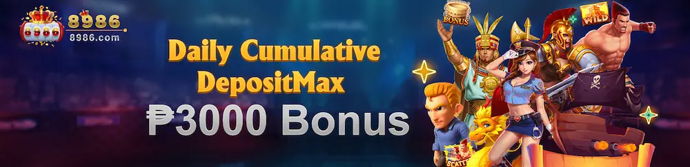 daily cumulative deposit bonus P3000-02