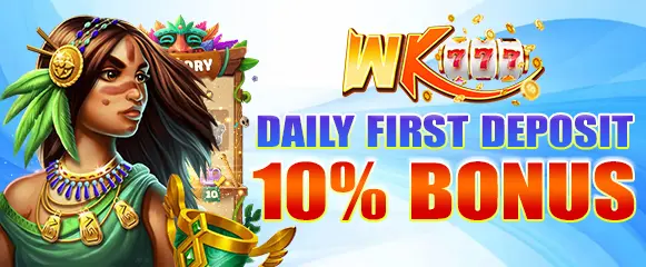 daily first deposit 10% bonus 