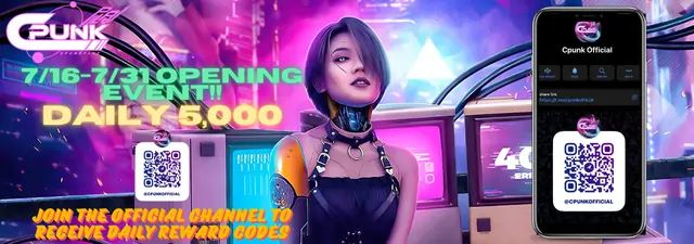 CPUNKPLAY Casino daily bonus up to P5000