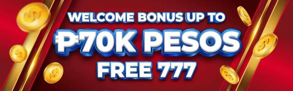 WELCOME BONUS 70k free P777-jili787