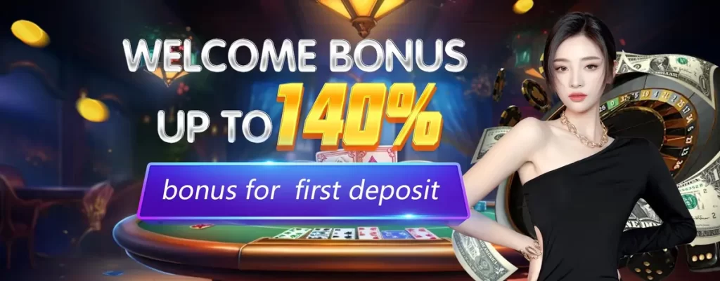 GoGold Welcome Bonus up to 140% - Bonus for first deposit