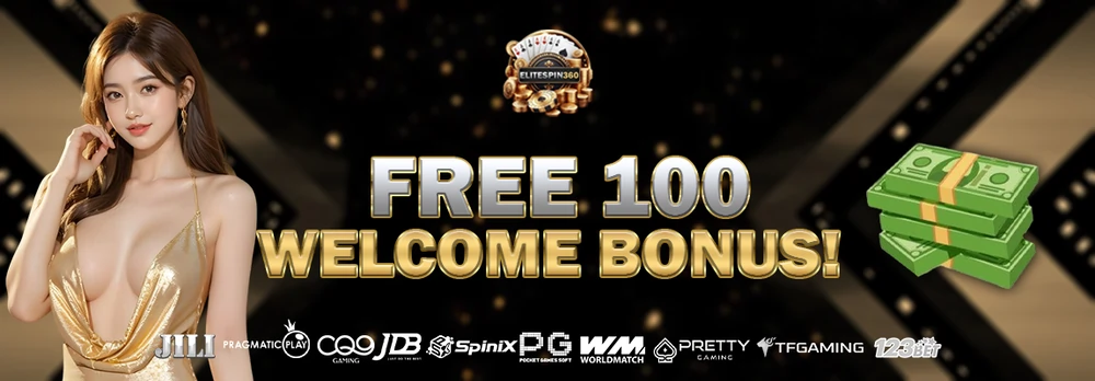 EliteSpin360 Free 100 Welcome bonus