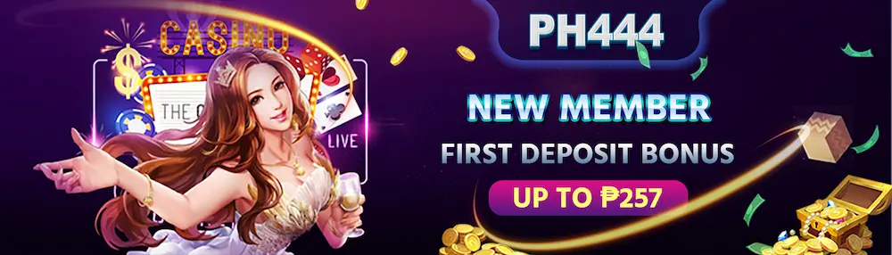 new member first deposit bonus free P257