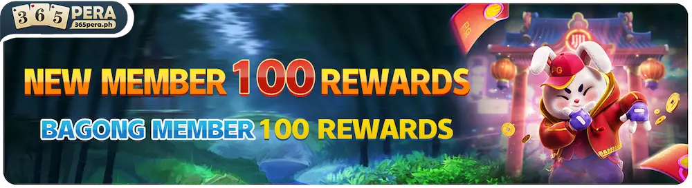 new member 100 rewards-365pera