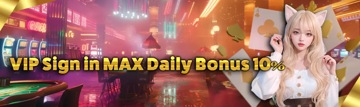 JACKPOT 777 Vip Max Daily Bonus of 10%