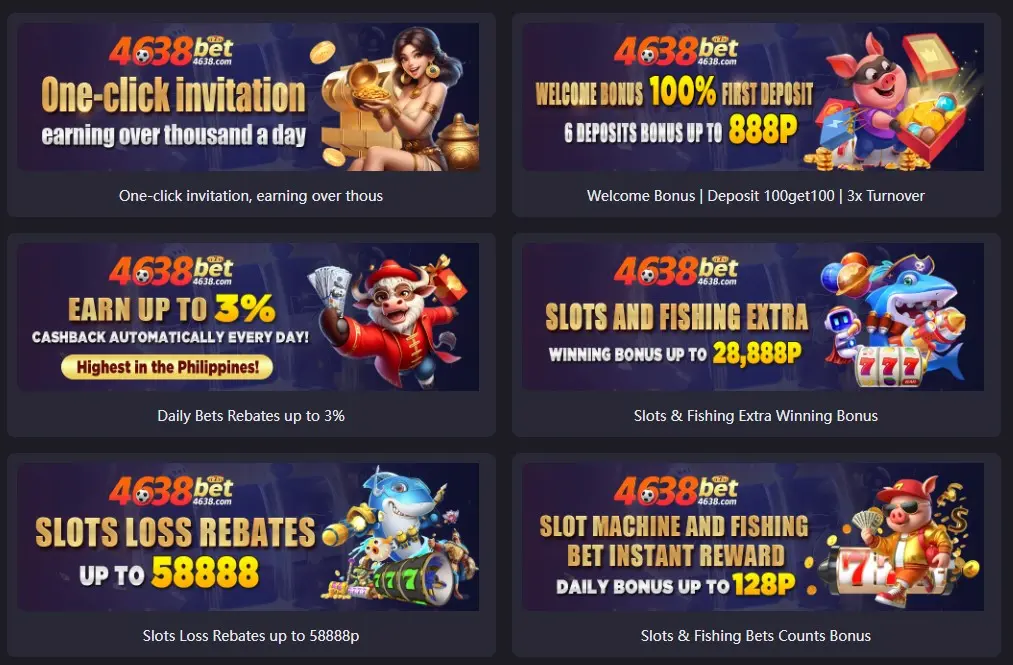 4638Bet Casino Bonuses and promotions