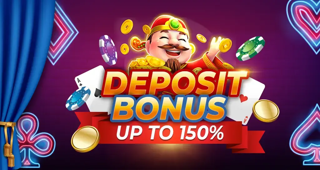 150% deposit bonus