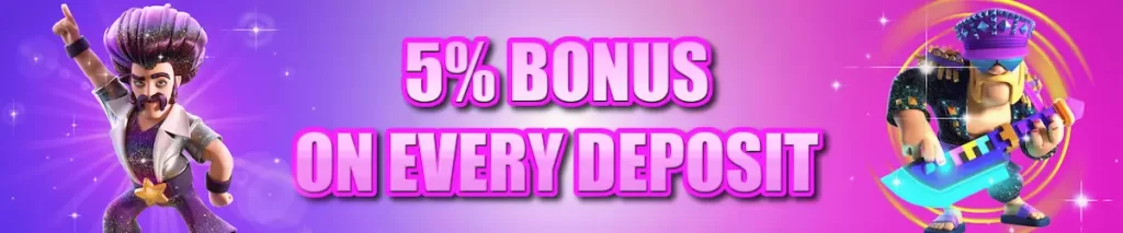 5% BONUS EVERY DEPOSIT-MEGAPAYAMAN