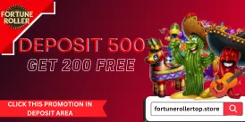 FORTUNE ROLLER Casino - Deposit P500 get P200 Free