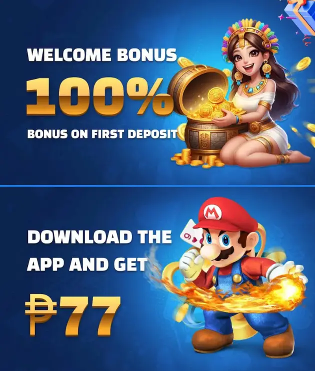 WEAL CASINO WELCOME BONUS 100% & DOWNLOAD APP, GET P77 BONUS