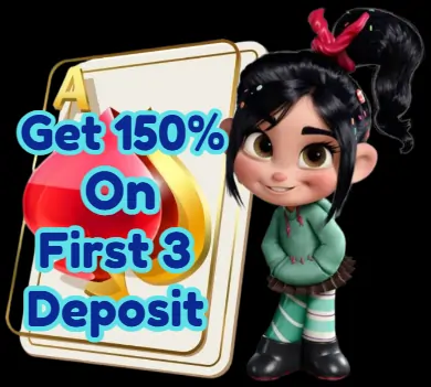 150% first 3 deposit