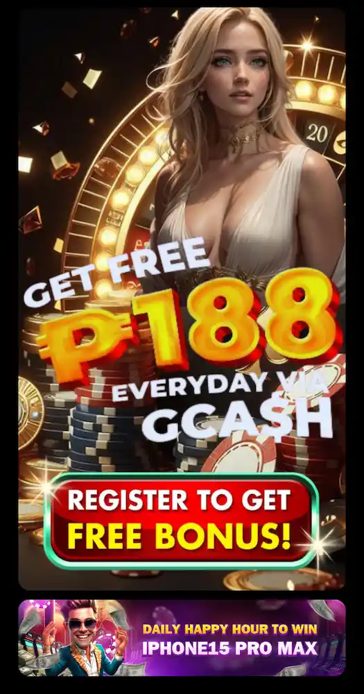 Get Free P188 everyday via Gcash + win iphone15 Pro max