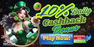 10% DAILY CASHBACK BONUS