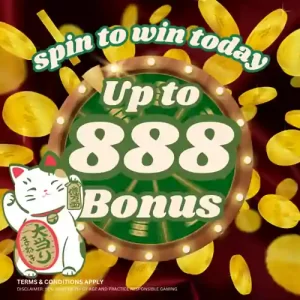 spin to win 888 bonus