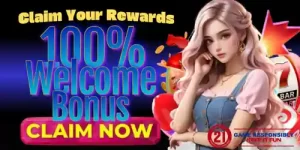 claim 100% welcome bonus