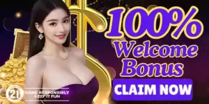 welcome bonus 100% claim now