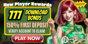 150% bonus + 777 download bonus