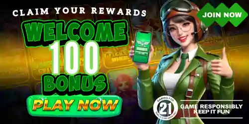 claim 100 reward welcome bonus play now