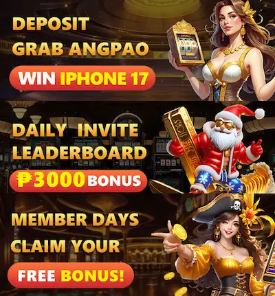 Deposit grab angpao IPHONE 17, daily invite ₱3000 reward, 