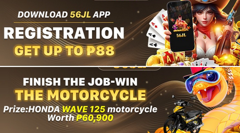 sign up get uo to ₱88, achieve the prize Honda Wave 125 motorcycle worth 60,900