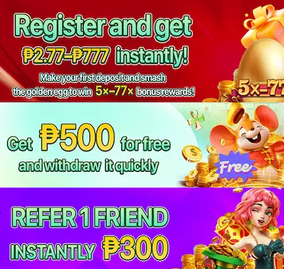 ₱2.77 - ₱777 instantly sign up reward, ₱500 for free , referral reward ₱300